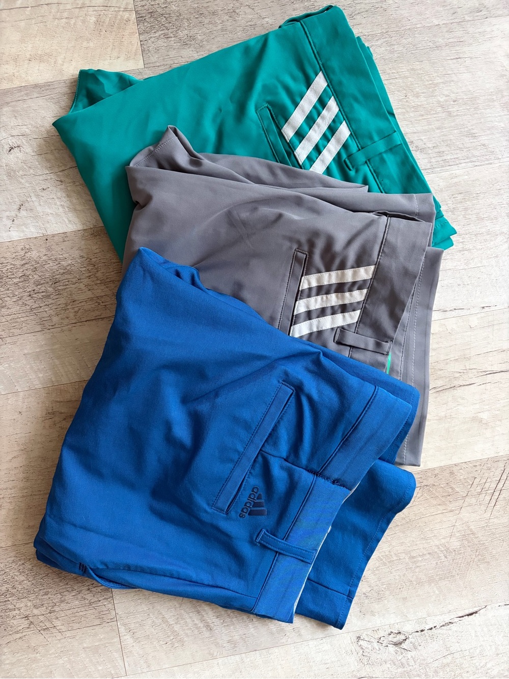 adidas Men's Pants - Black, Blue, Teal